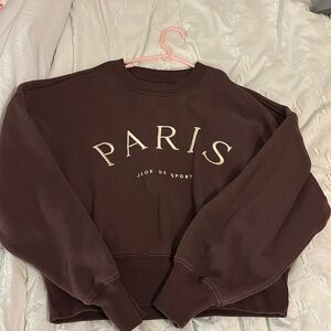 abercrombie and fitch paris xs crewneck